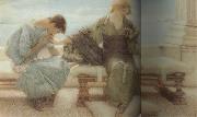 Alma-Tadema, Sir Lawrence Ask Me No More (mk23) USA oil painting artist